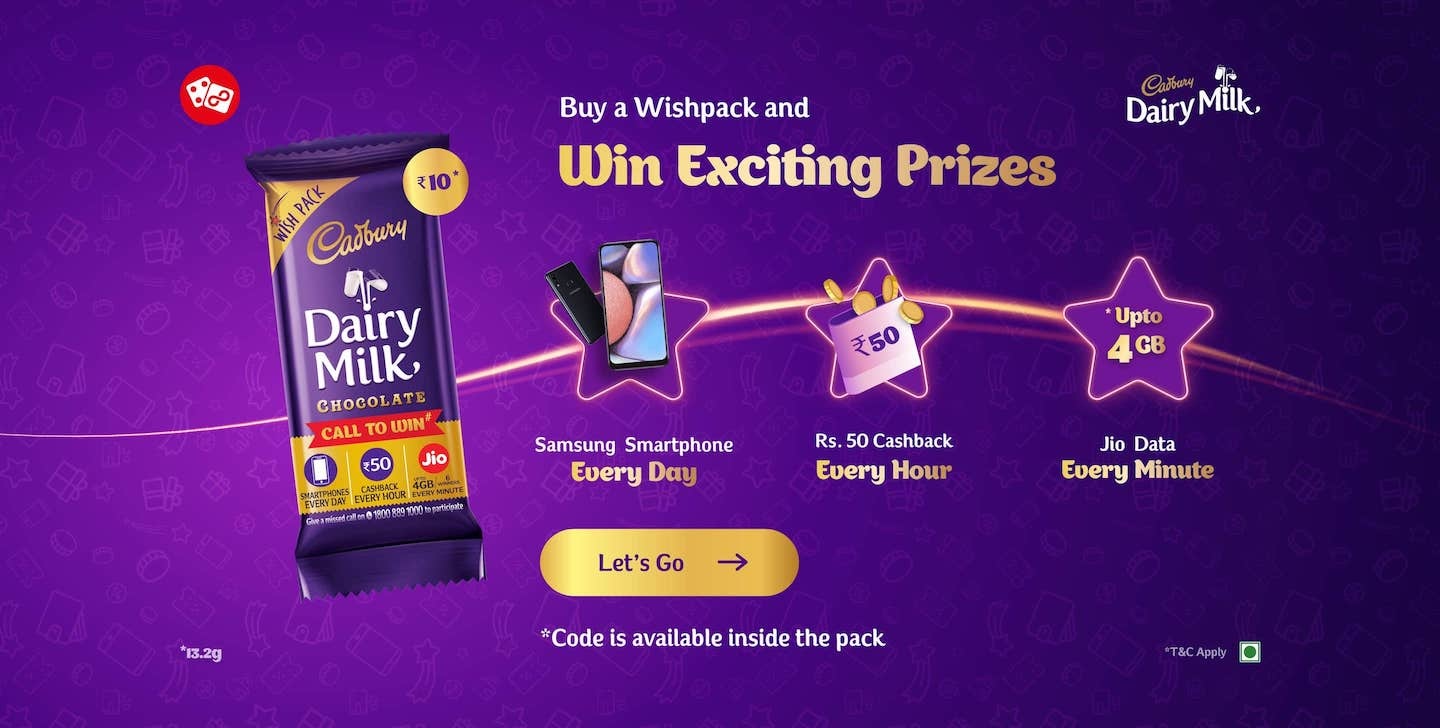 Jio Cadbury Dairy Milk Wish Pack Offer 2021