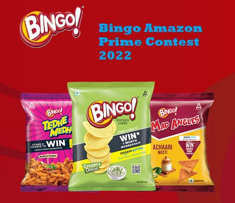 Bingo Amazon Prime Contest 2022 : bingopromo.in | www.contest.net.in
